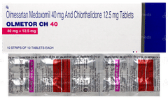 Olmetor Ch 40 Tablet 10 Olmetor Ch 40 Tablet 10